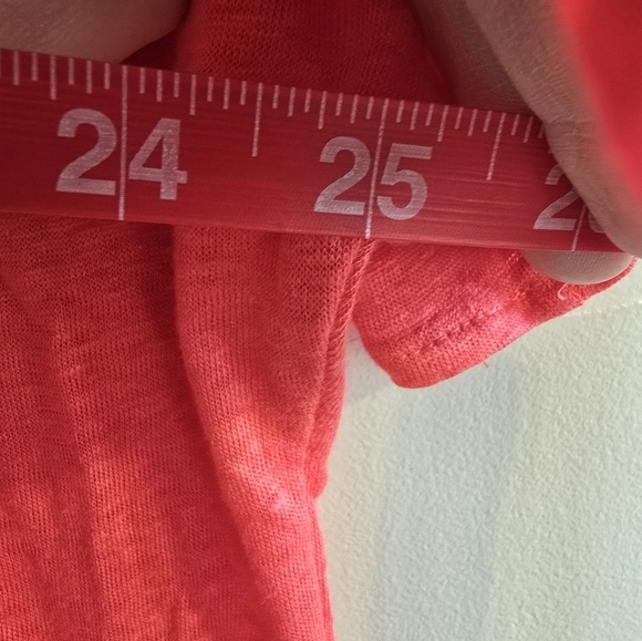 Loft Linen Women's Coral Top Size‎ XL - Picture 5 of 5